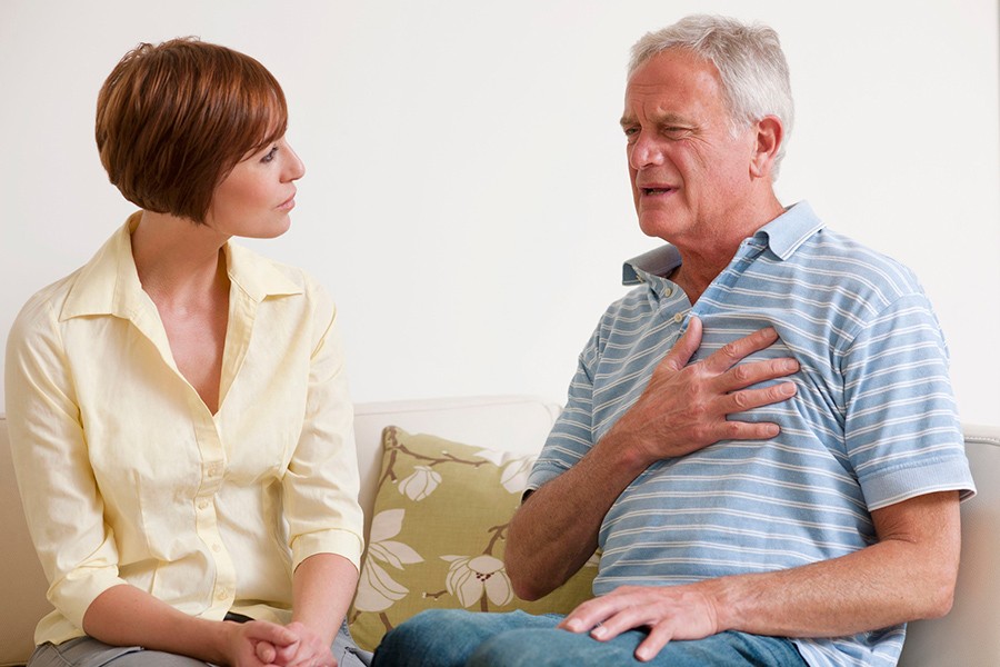 Ощущение тяжести за грудиной Ощущение тяжести за грудиной