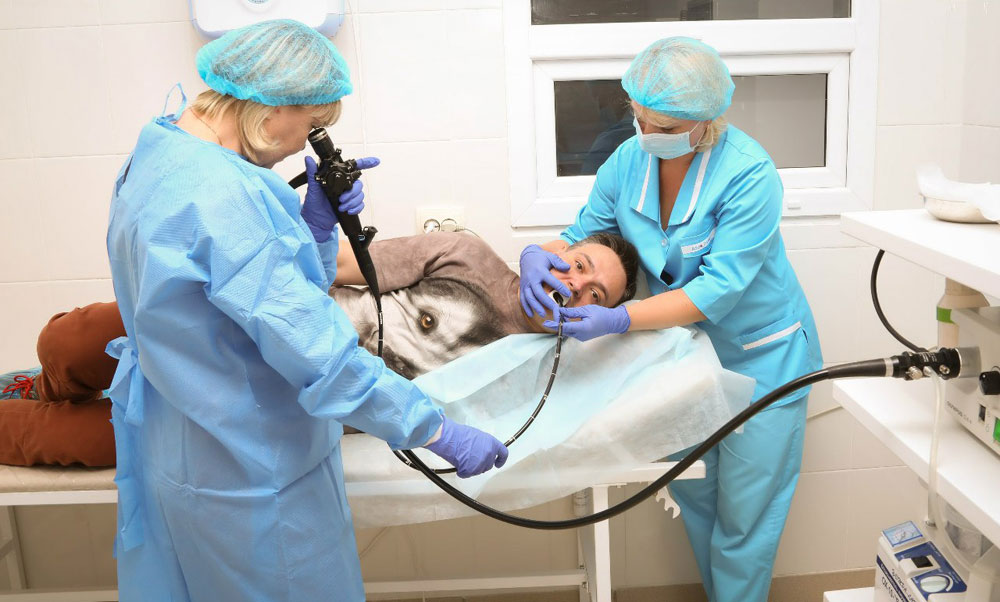 Проведение обследования гастроскопии Проведение обследования гастроскопии